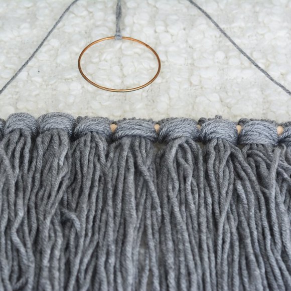 Handmade Yarn Wall Hanging - Picture 3 of 6